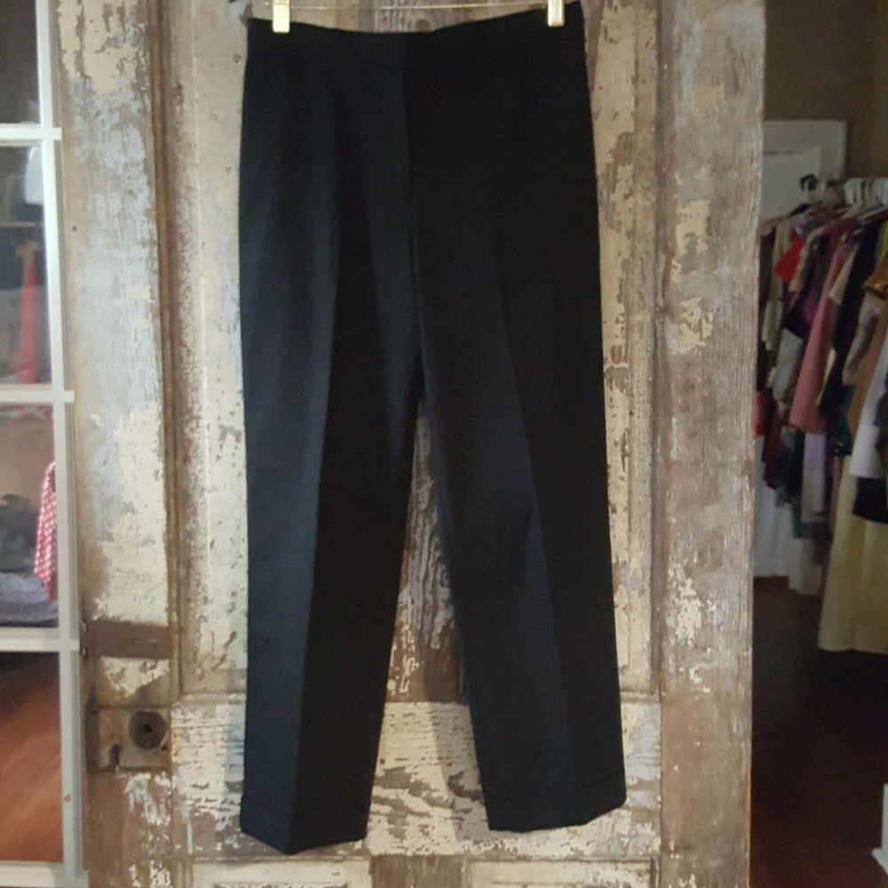 Ralph Lauren black dress pants with cuffs size 6